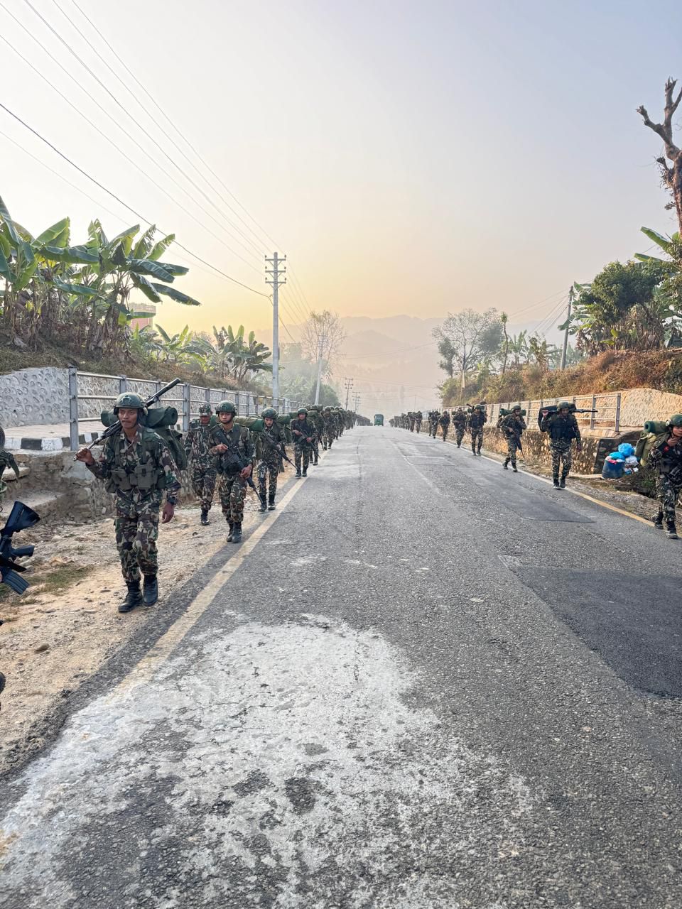 फागुन २१ को निर्वाचनका लागि सिन्धुलीमा सेना परिचालन