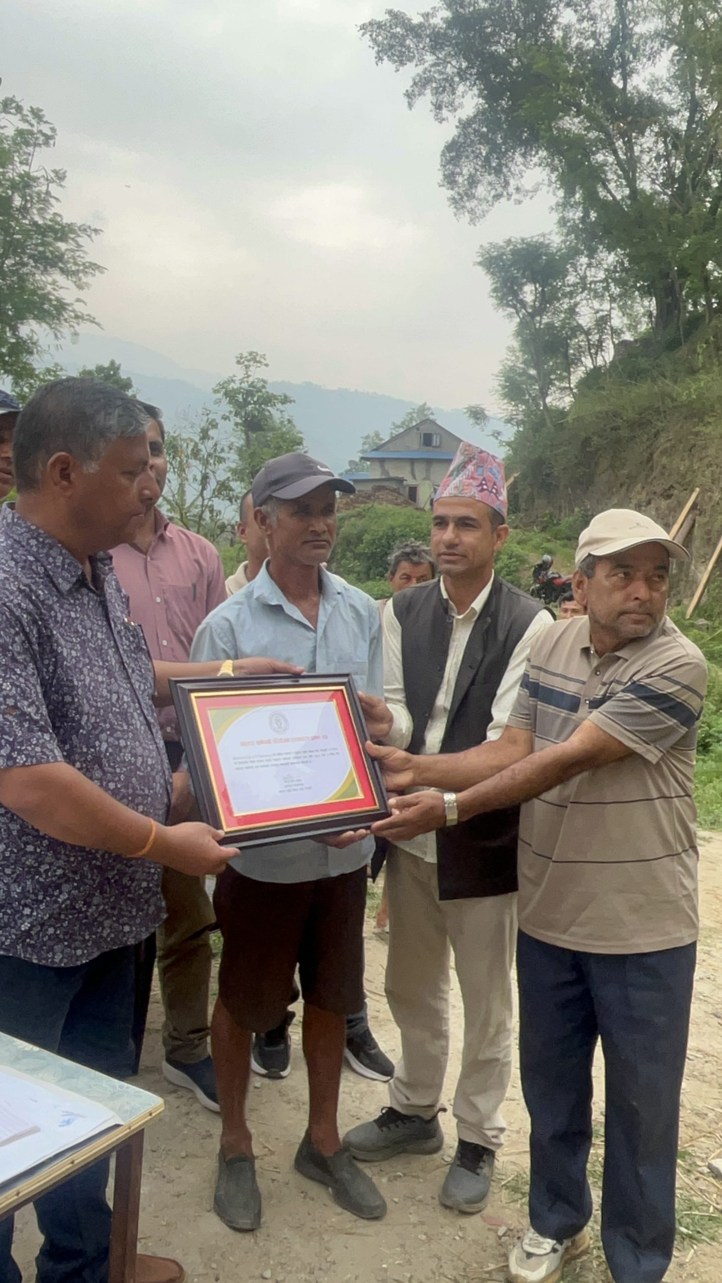 ग्वाल्टारमा नयाँ खानेपानी आयोजना सम्पन्न, उपभोक्तालाई हस्तान्तरण